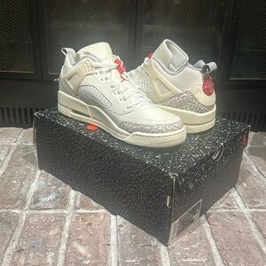 Air Jordan Spizike Low "Sail Coconut Milk"  Men's Shoes Size 9